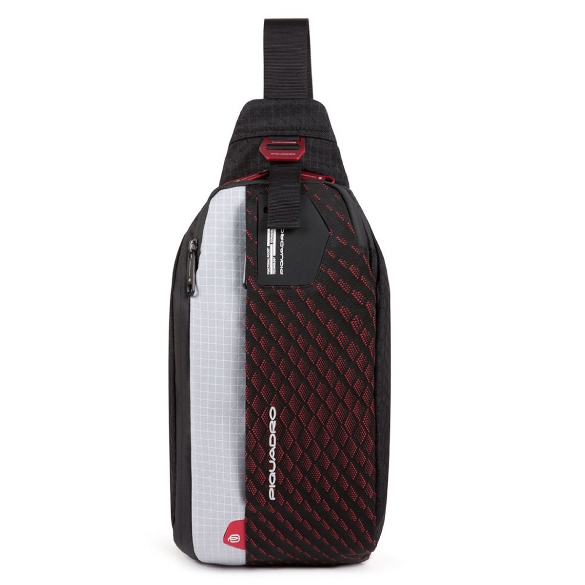 EOL Querträgertasche PQ-Y in Grau/Rot EOL Querträgertasche PQ-Y in Grau/Rot von Piquadro