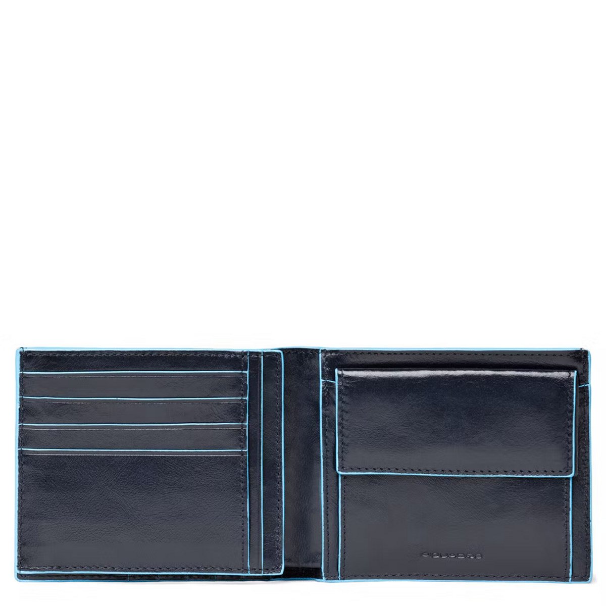 Herrengeldbörse mit Münzfach in Blau Herrengeldbörse mit Münzfach in Blau von Piquadro