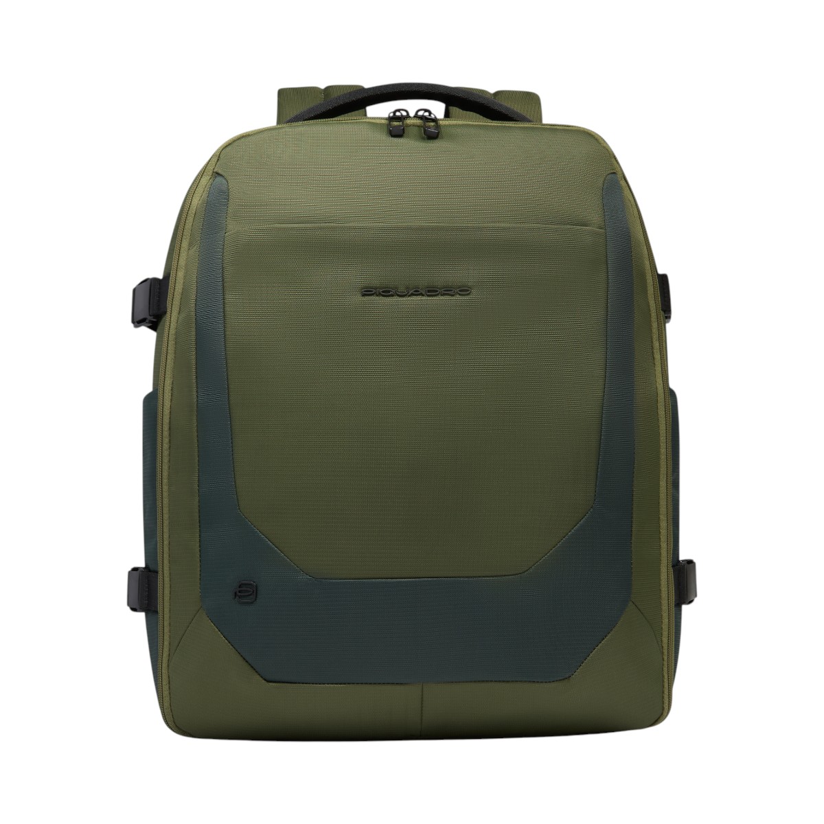 Reise-Laptop-Rucksack 15,6" aus recyceltem Stoff, Grün Reise-Laptop-Rucksack 15,6" aus recyceltem Stoff, Grün von Piquadro