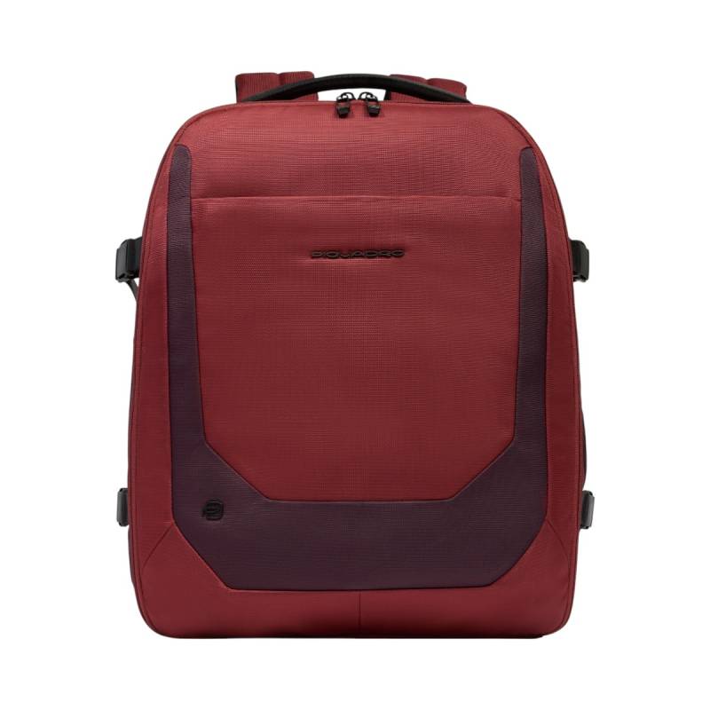Reise-Laptop-Rucksack 15,6" aus recyceltem Stoff, Rot von Piquadro