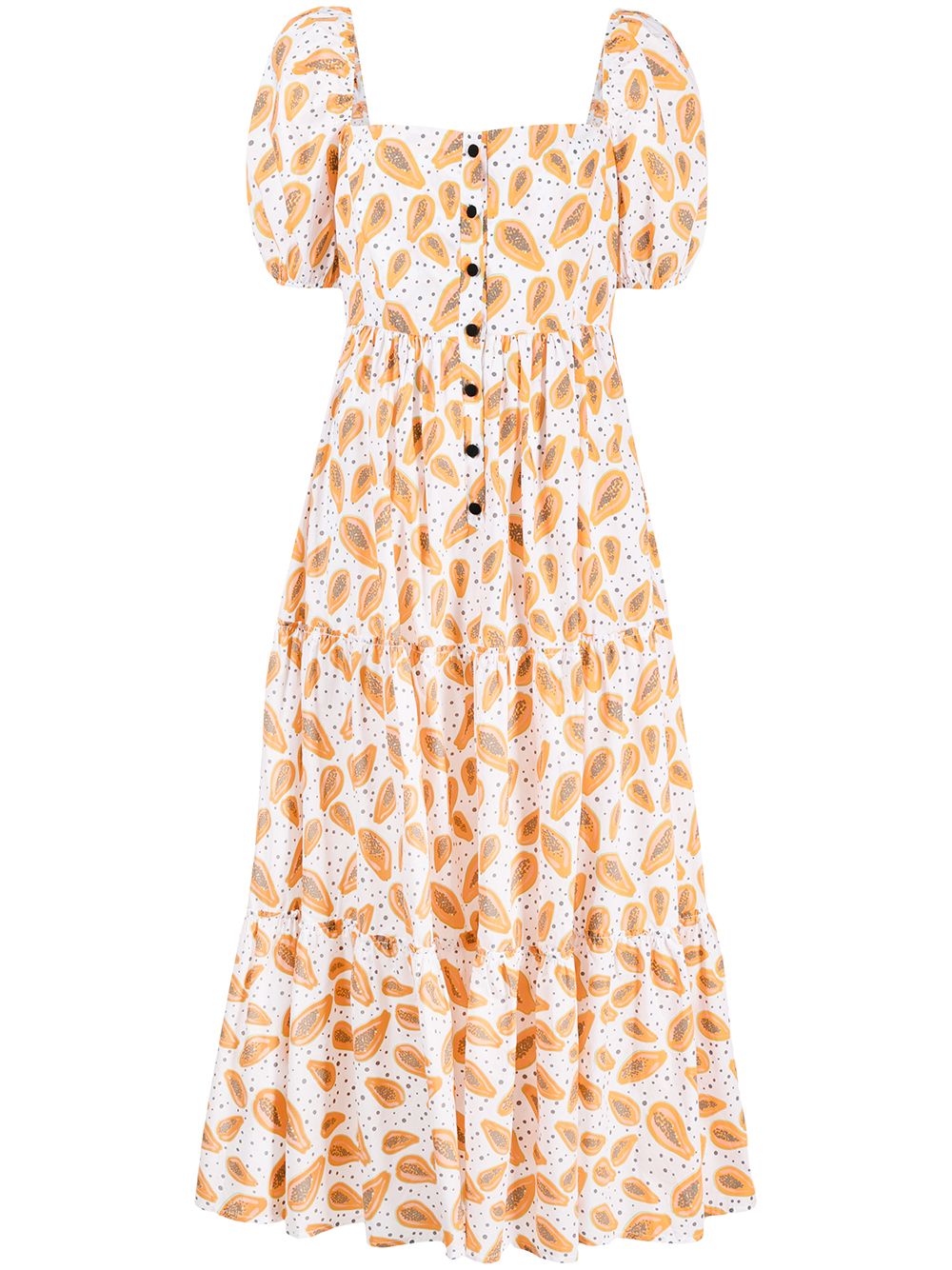 Pitusa Play Praire papaya-print dress - Orange von Pitusa