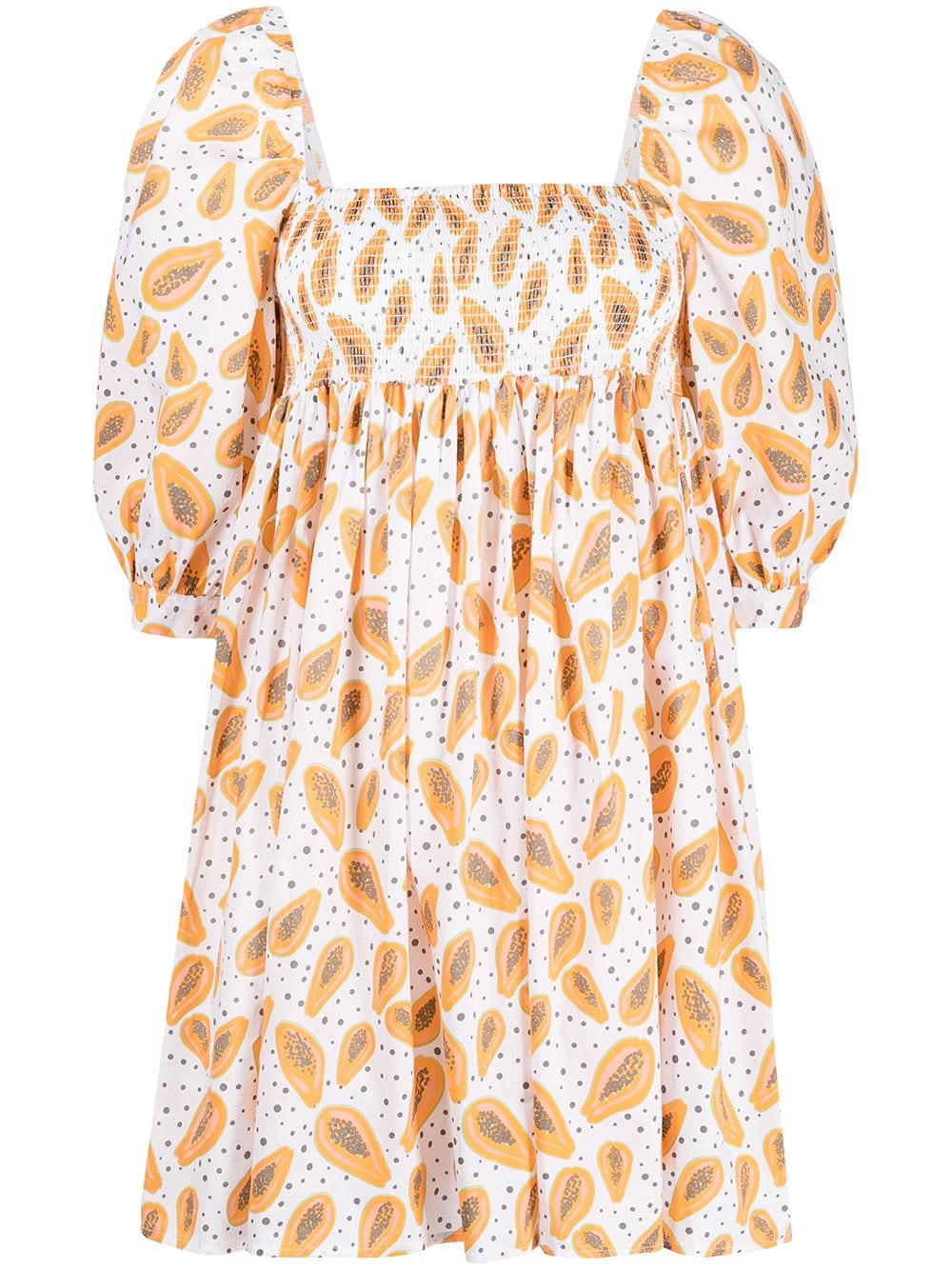 Pitusa printed babydoll dress - Orange von Pitusa