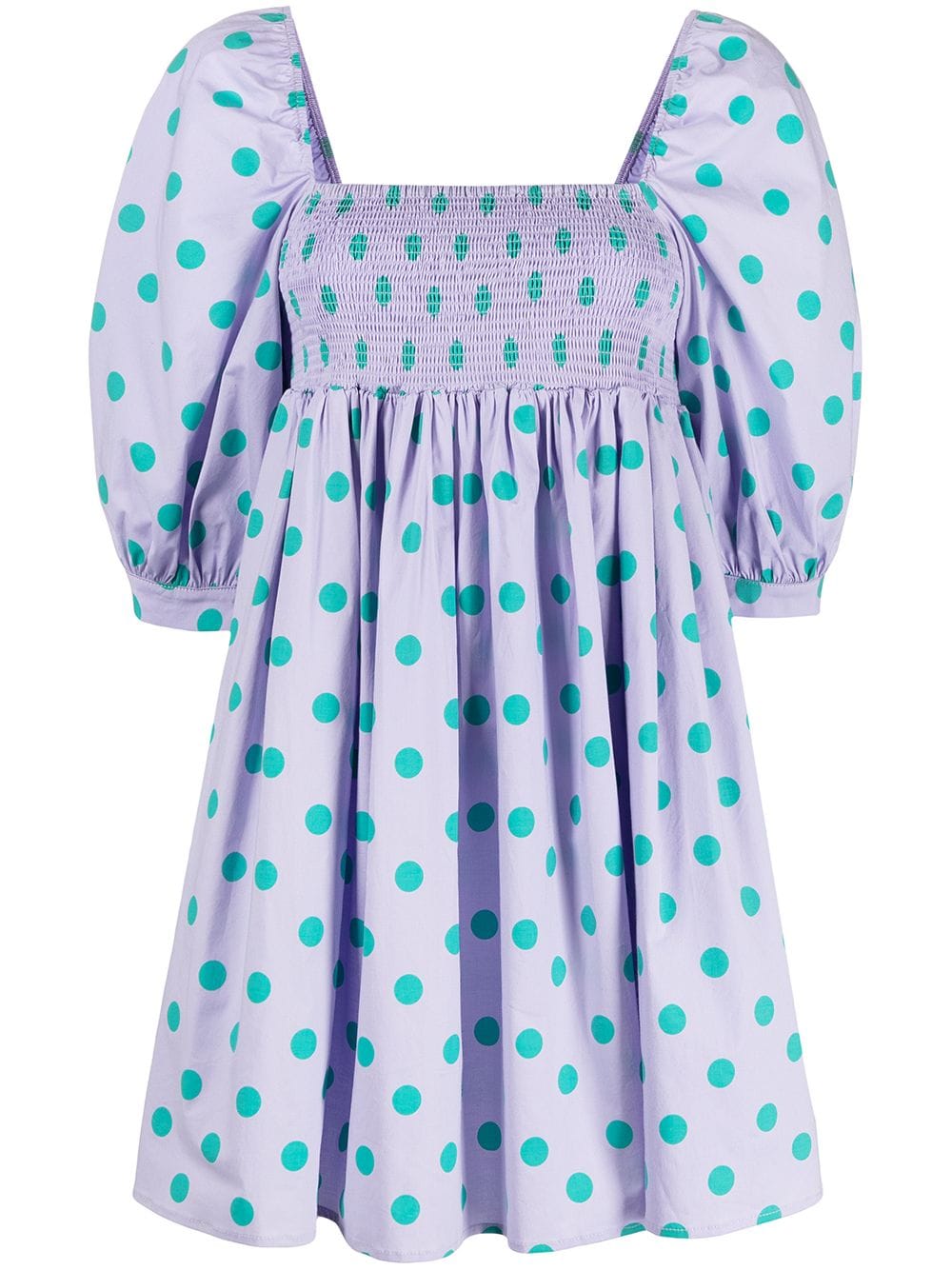 Pitusa printed babydoll dress - Purple von Pitusa