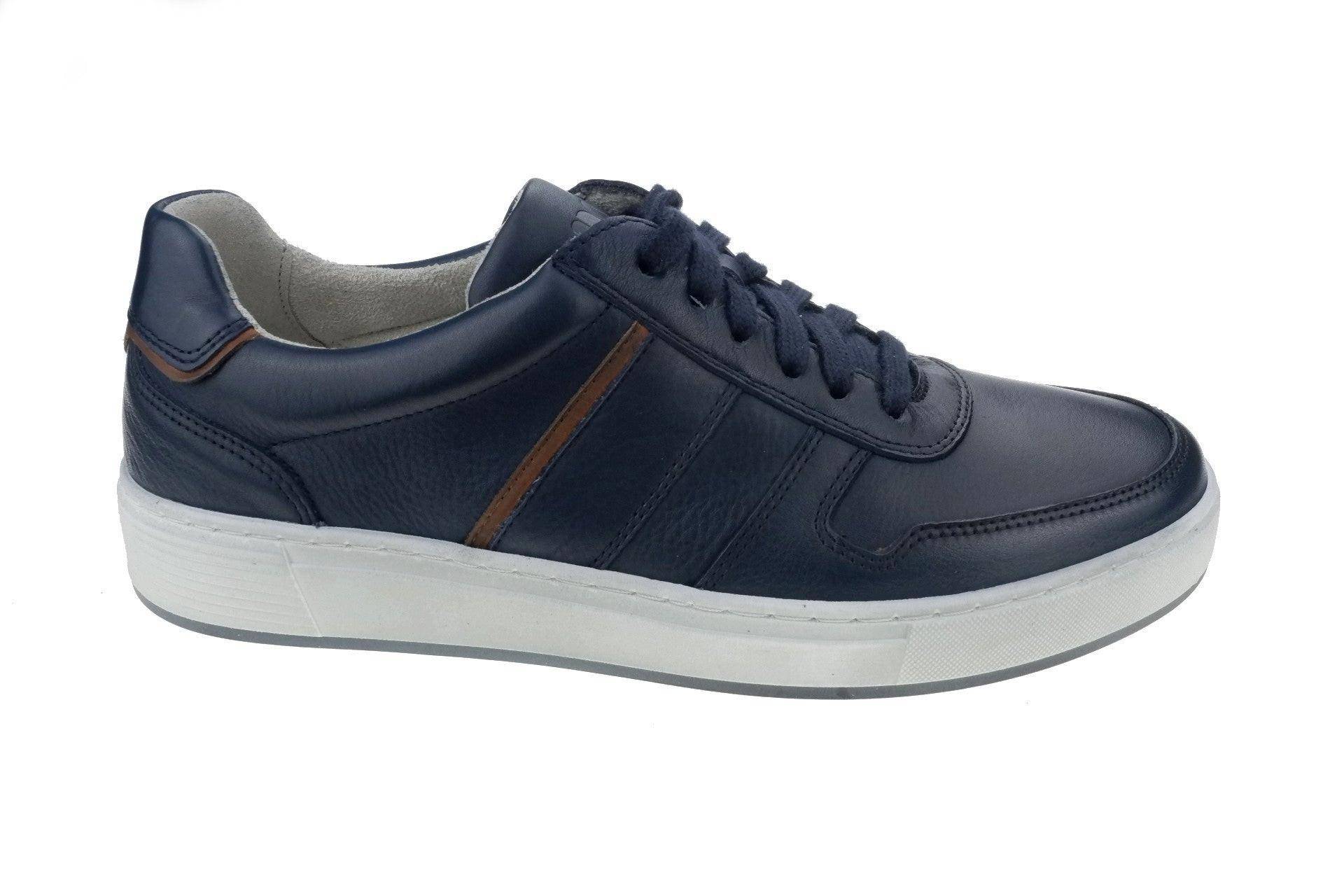 Leder Sneaker Herren Blau 40 von Pius Gabor