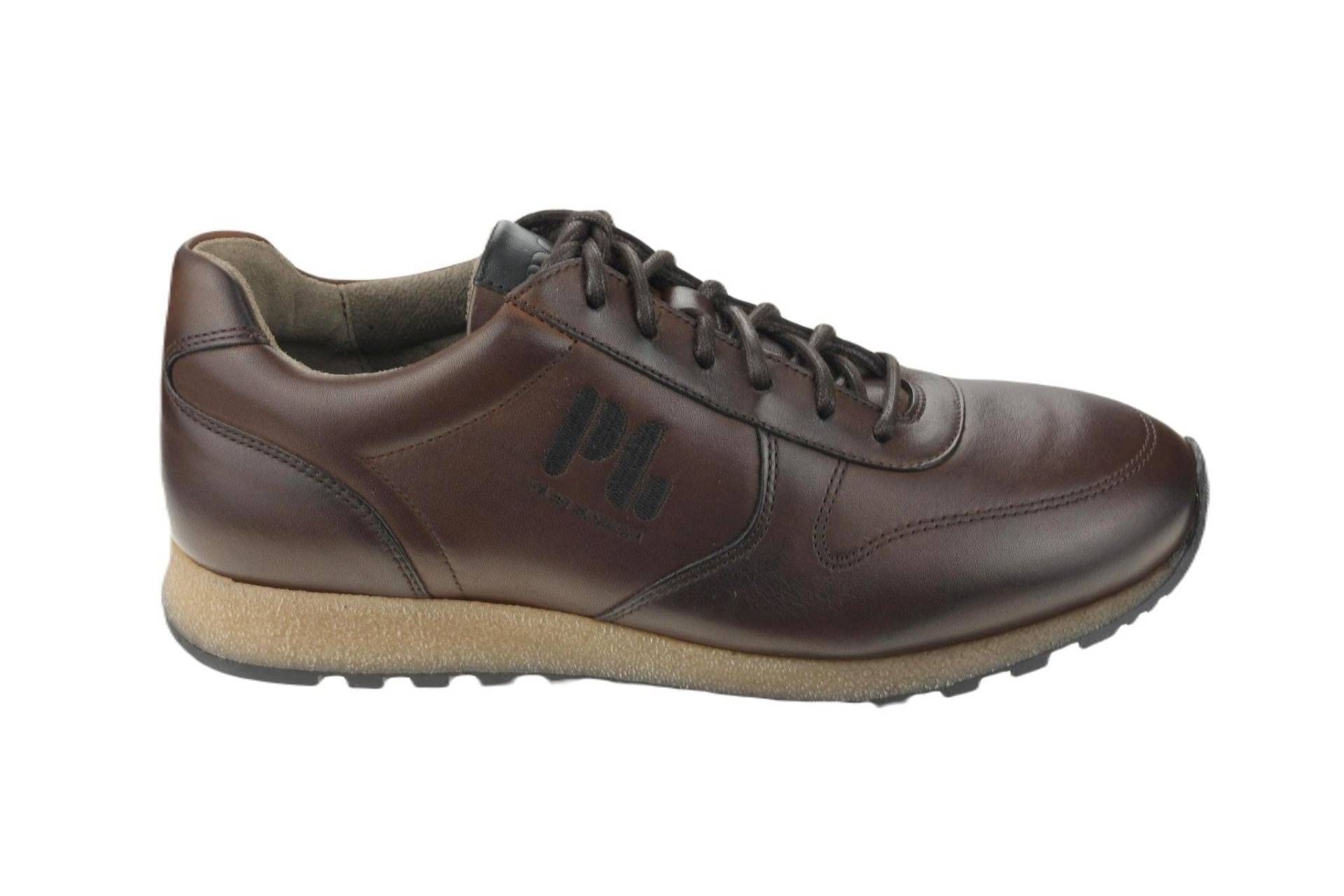 Leder Sneaker Herren Braun 39 von Pius Gabor