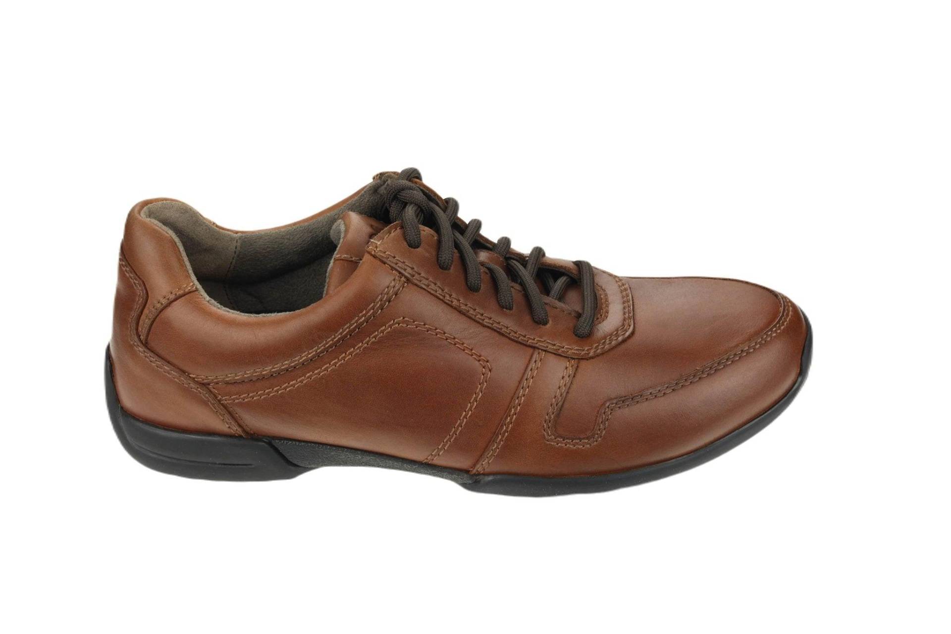 Leder Sneaker Herren Braun 41 von Pius Gabor