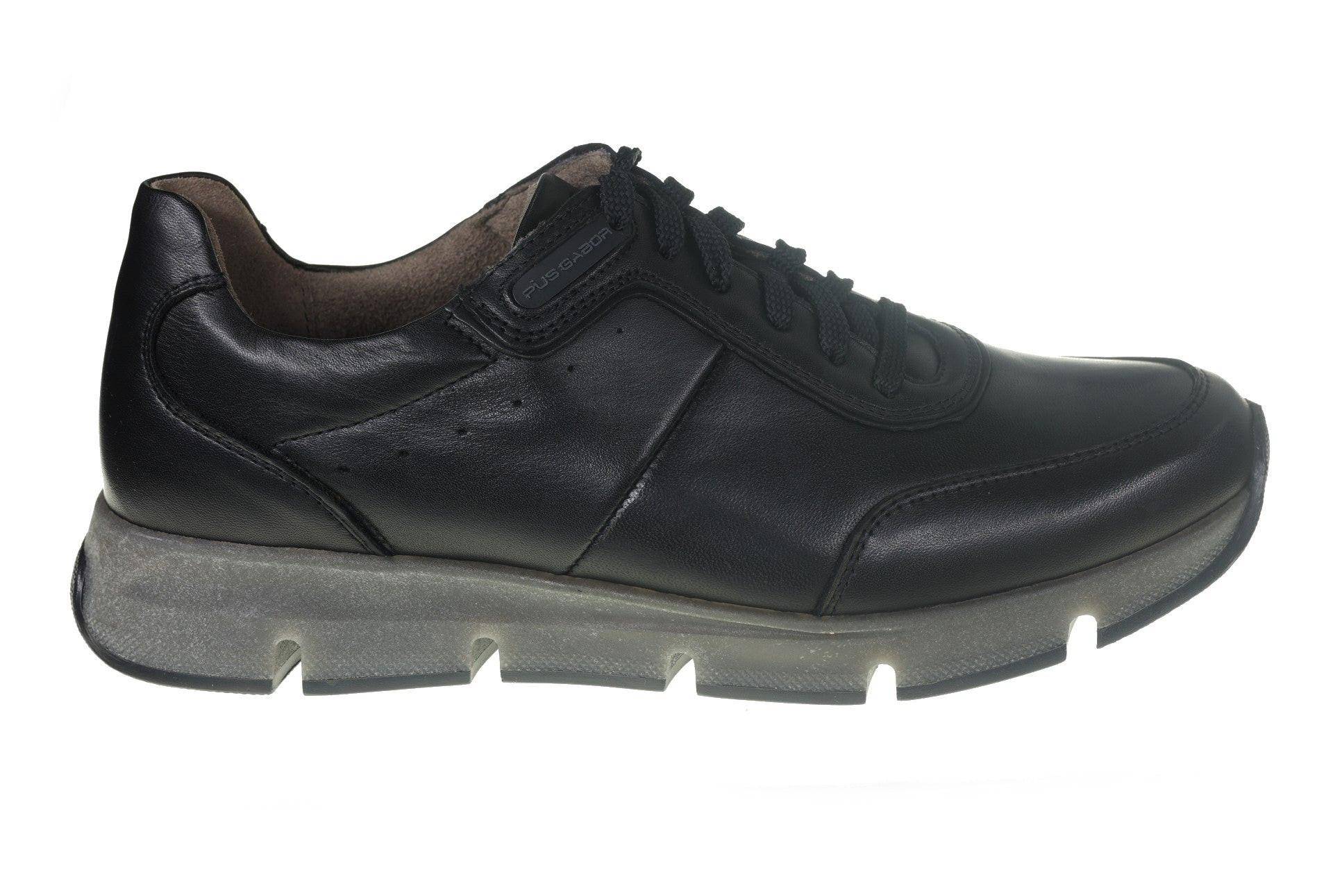 Leder Sneaker Herren Schwarz 42 von Pius Gabor