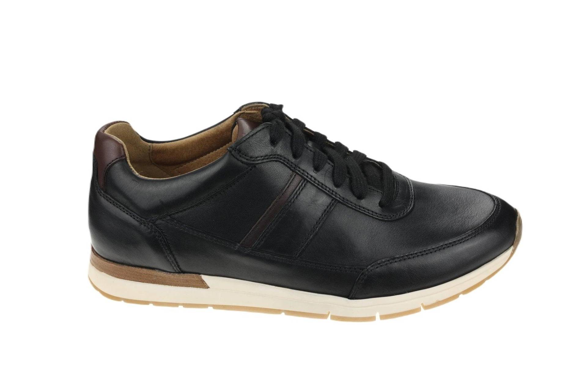 Leder Sneaker Herren Schwarz 46 von Pius Gabor