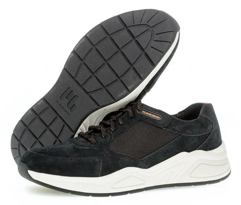 1005.10.03 - Wildleder Sneaker Herren Schwarz 41 von Pius Gabor