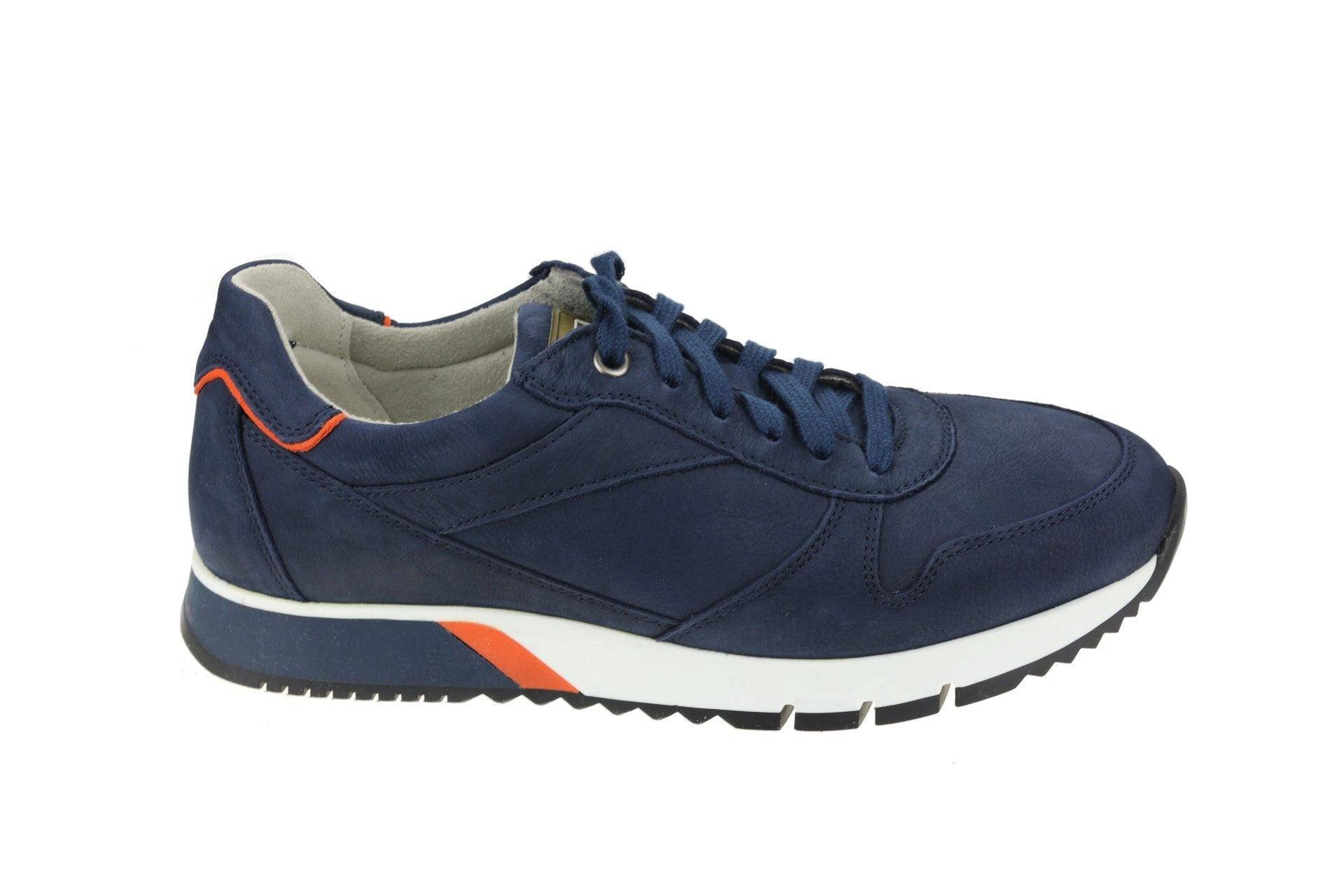 Nubuk Sneaker Herren Blau 46.5 von Pius Gabor