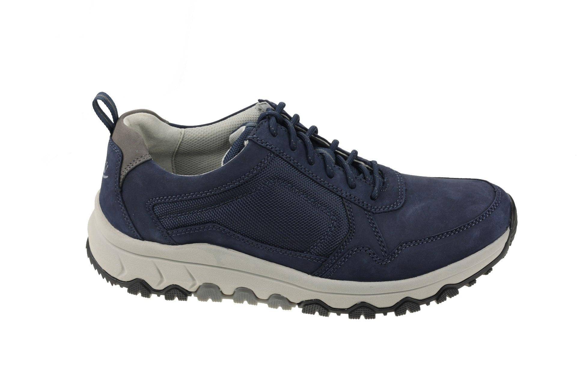 Nubuk Wandersneaker Herren Blau 46 von Pius Gabor