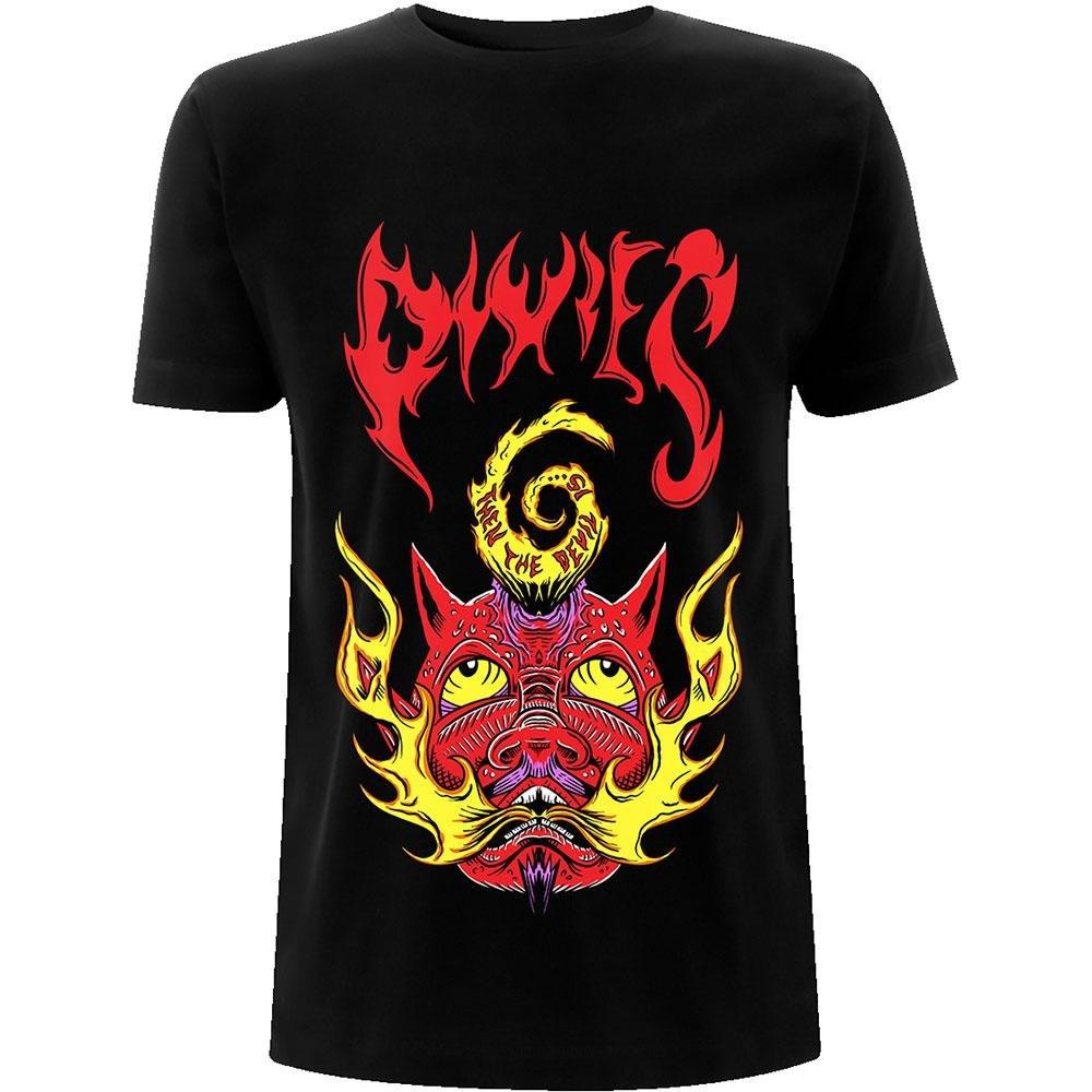 Devil Is Tshirt Damen Schwarz L von Pixies