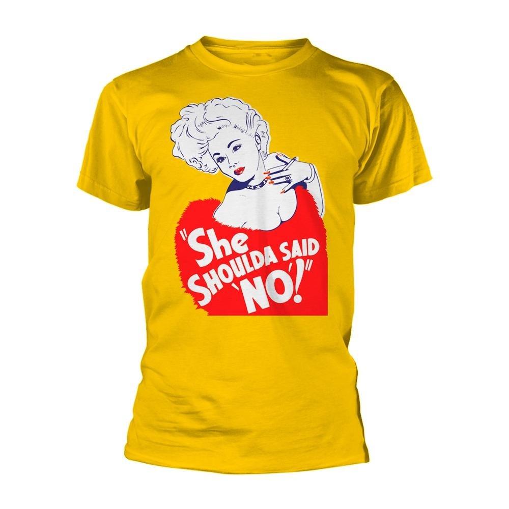 She Shoulda Said No! Tshirt Damen Gelb S von Plan 9