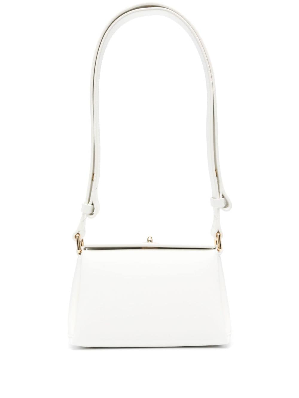 Plan C mini leather shoulder bag - White von Plan C