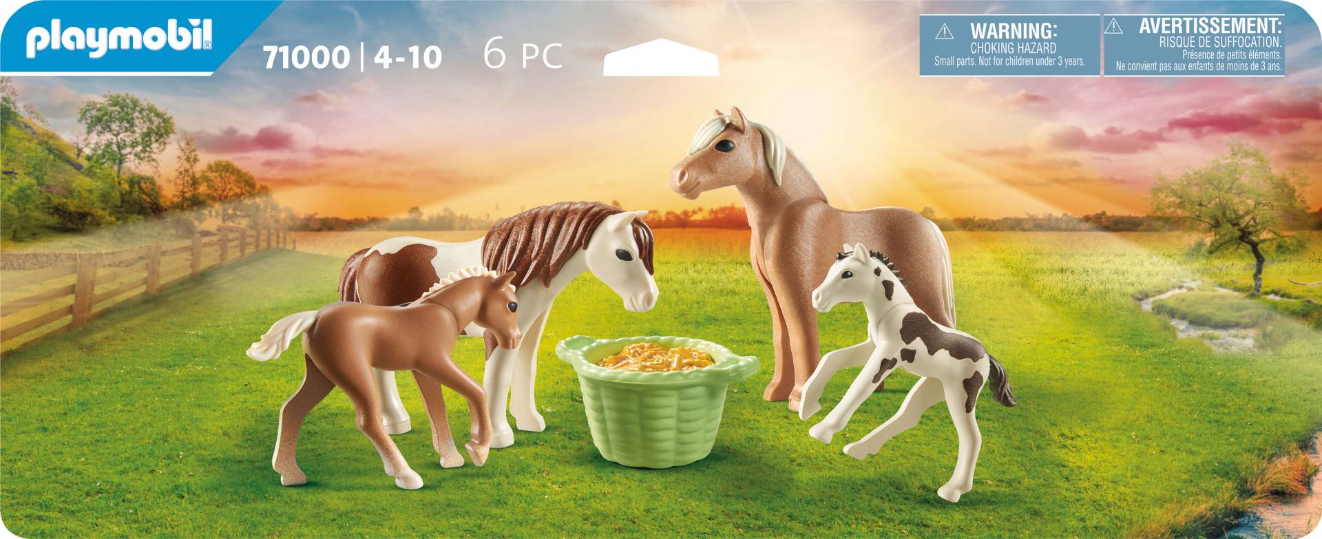 Playmobil® Konstruktions-Spielset »2 Island Ponys mit Fohlen (71000), Country«, (5 St.) von Playmobil®