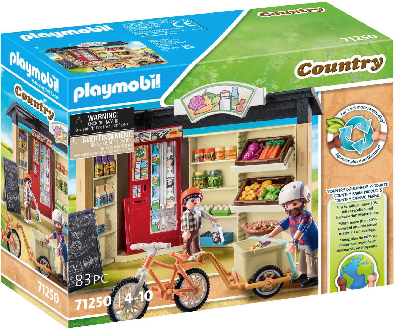 Playmobil® Konstruktions-Spielset »24-Stunden-Hofladen (71250), Country« von Playmobil®