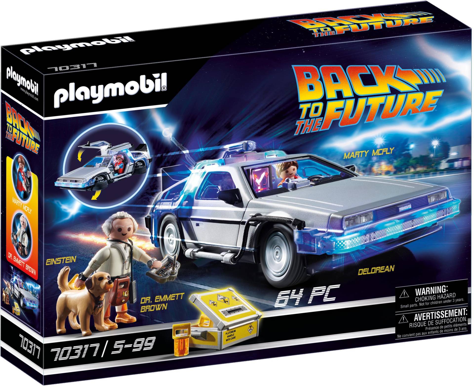 Playmobil® Konstruktions-Spielset »Back to the Future DeLorean (70317), Back to the Future«, (64 St.) von Playmobil®