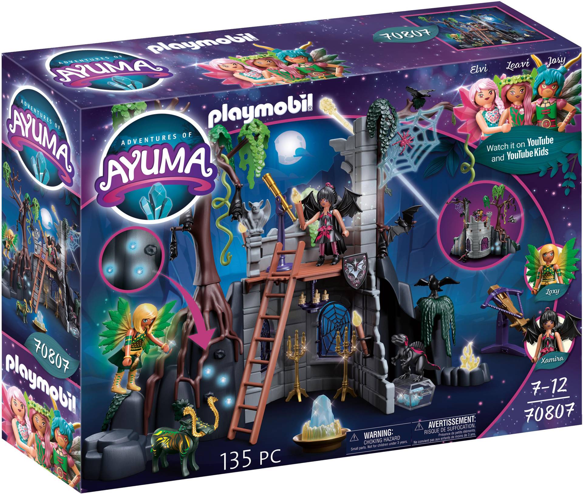 Playmobil® Konstruktions-Spielset »Bat Fairies Ruine (70807), Adventures of Ayuma«, (135 St.) von Playmobil®