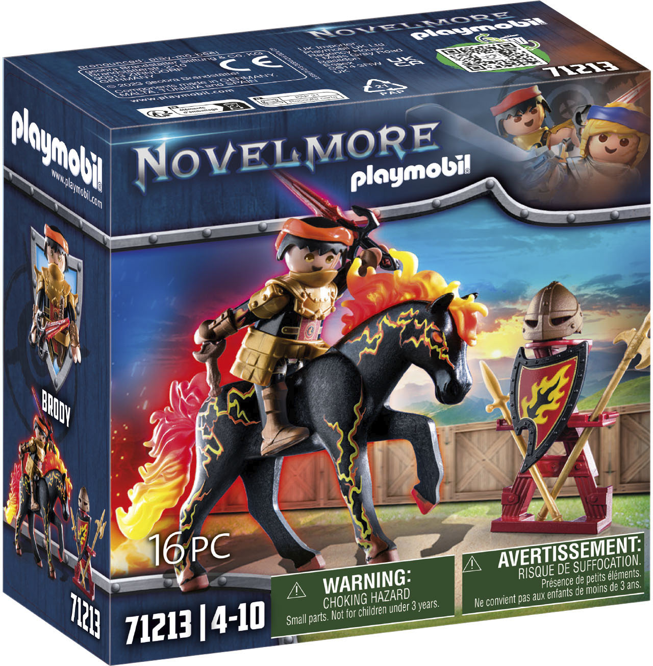 Playmobil® Konstruktions-Spielset »Burnham Raiders - Feuerritter (71213), Novelmore«, (16 St.), Made in Europe von Playmobil®