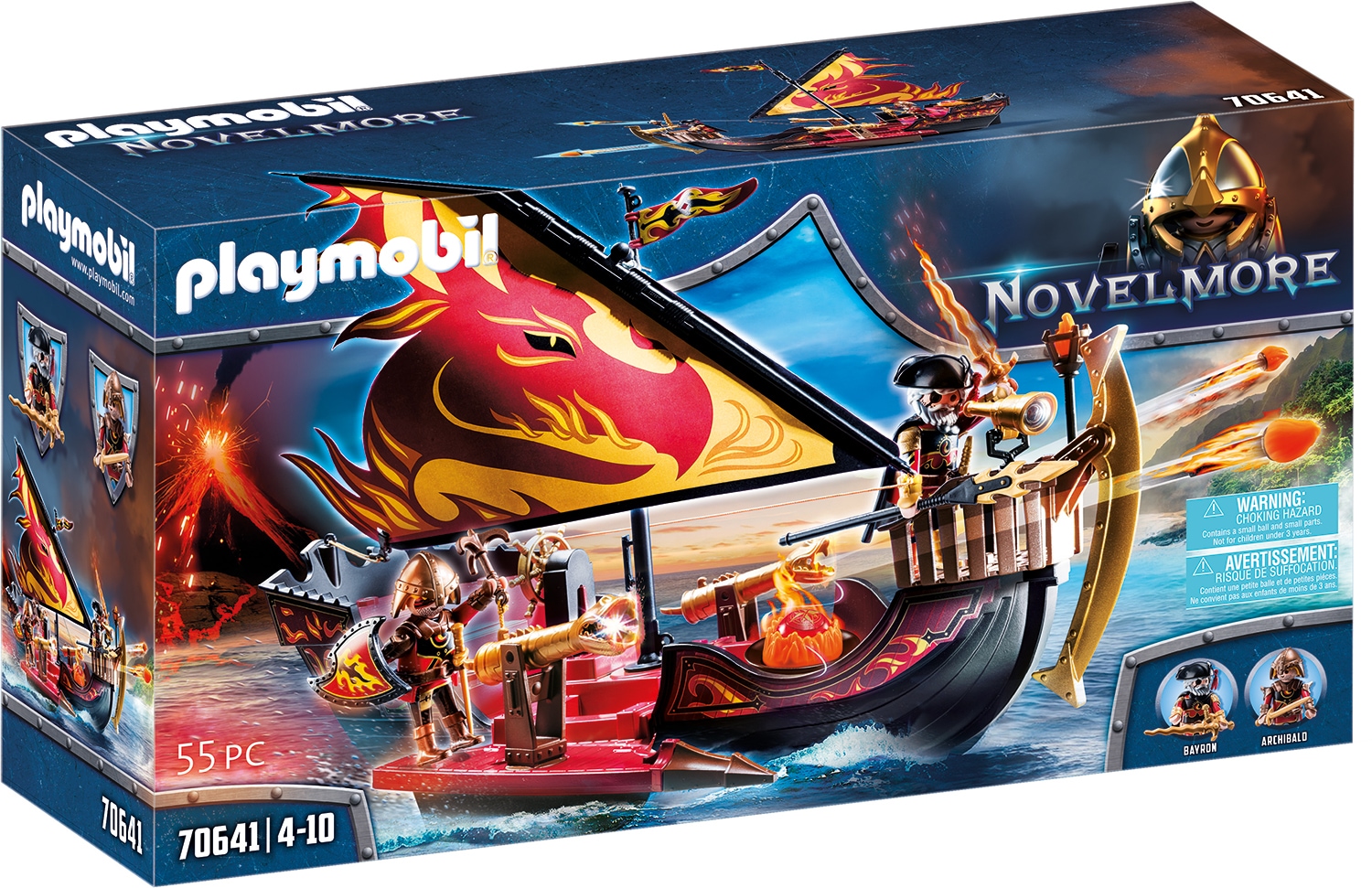 Playmobil® Konstruktions-Spielset »Burnham Raiders Feuerschiff (70641), Novelmore«, (55 St.) von Playmobil®