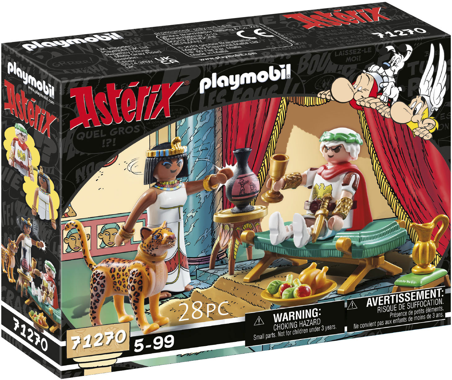 Playmobil® Konstruktions-Spielset »Cäsar und Kleopatra (71270), Asterix«, (28 St.), Made in Europe von Playmobil®