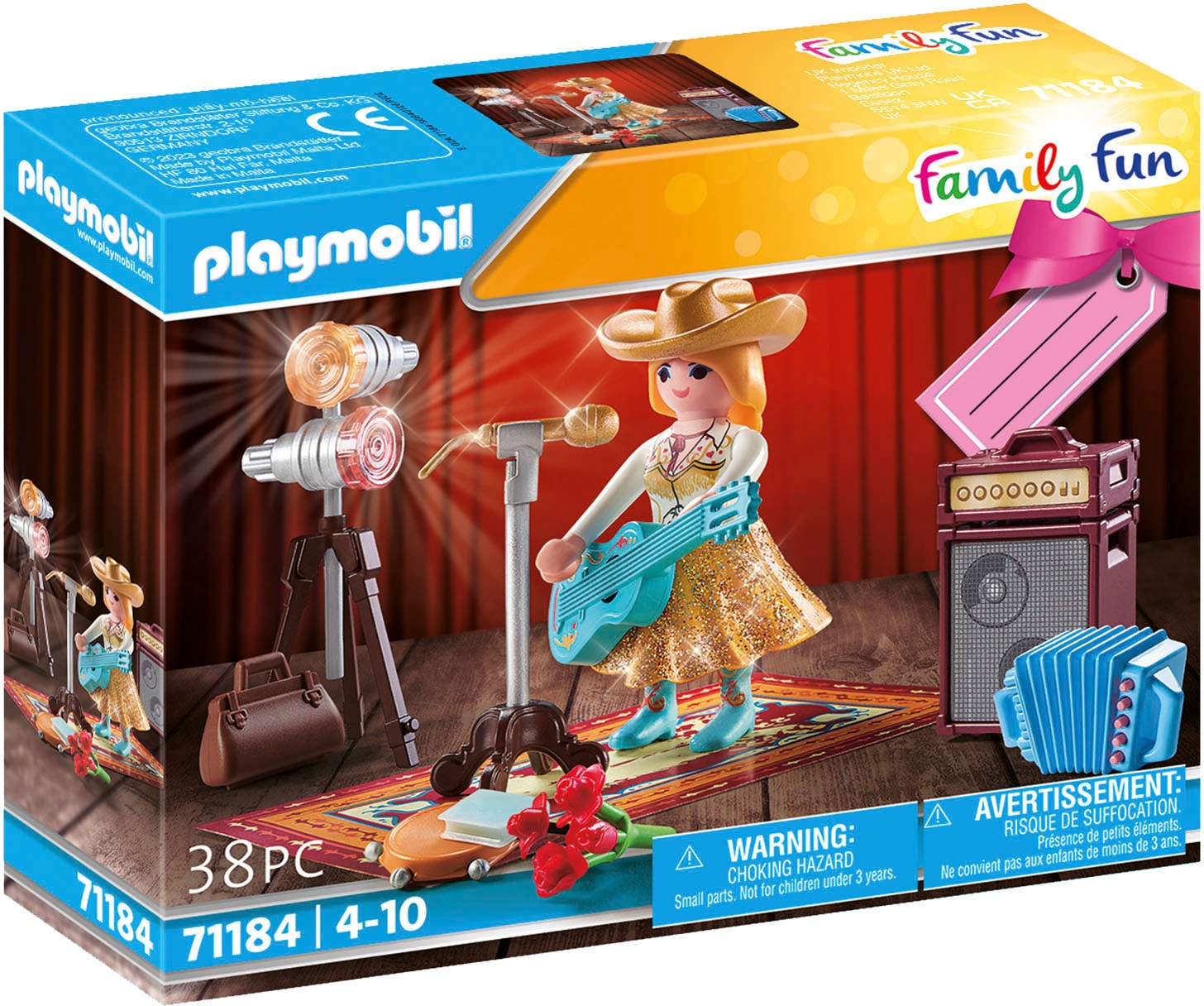 Playmobil® Konstruktions-Spielset »Country Sängerin (71184), Family Fun«, (38 St.), Made in Europe von Playmobil®