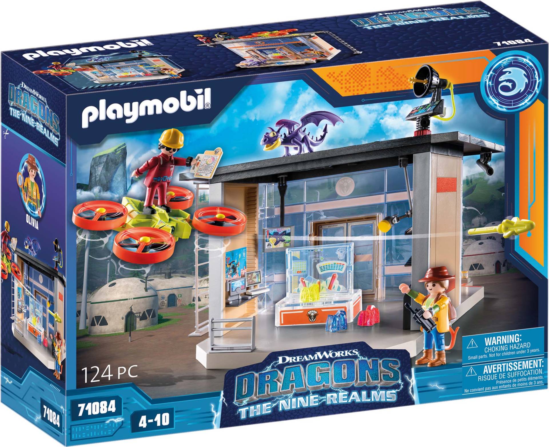 Playmobil® Konstruktions-Spielset »Dragons: The Nine Realms - Icaris Lab (71084)«, (124 St.) von Playmobil®