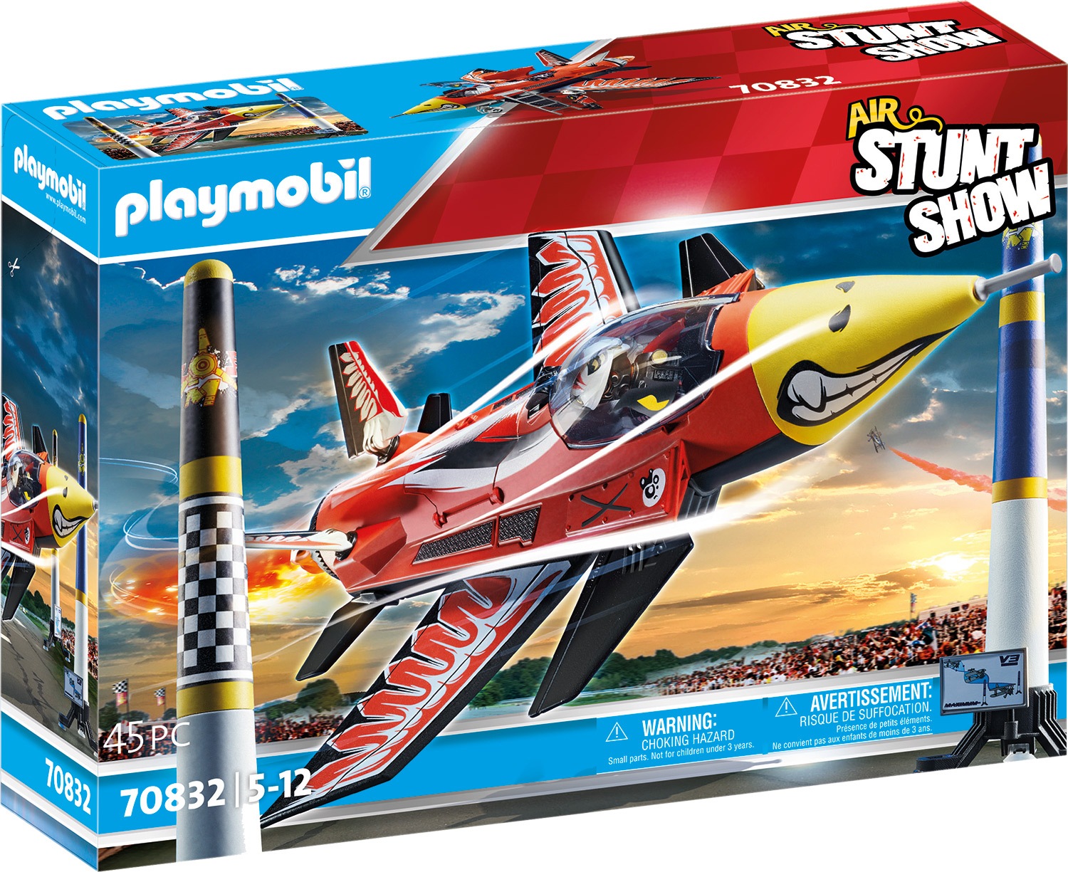 Playmobil® Konstruktions-Spielset »Düsenjet "Eagle" (70832), Air Stuntshow«, (45 St.) von Playmobil®