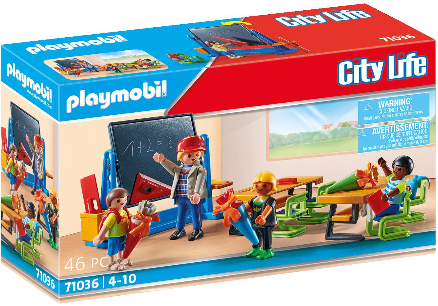 Playmobil® Konstruktions-Spielset »Erster Schultag (71036), City Life«, (46 St.) von Playmobil®