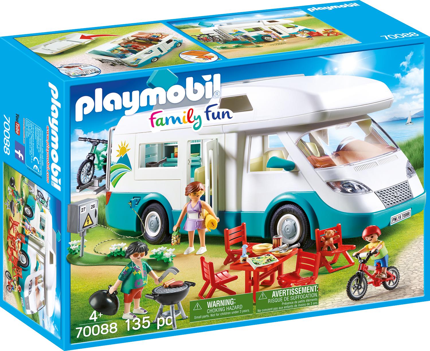 Playmobil® Konstruktions-Spielset »Familien-Wohnmobil, Family Fun«, (135 St.), Made in Europe von Playmobil®