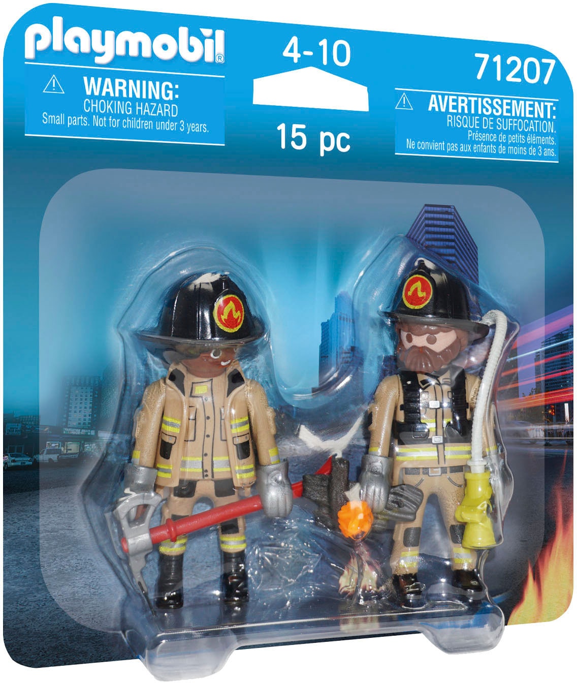 Playmobil® Konstruktions-Spielset »Feuerwehrmänner (71207), DuoPack«, (15 St.), Made in Europe von Playmobil®