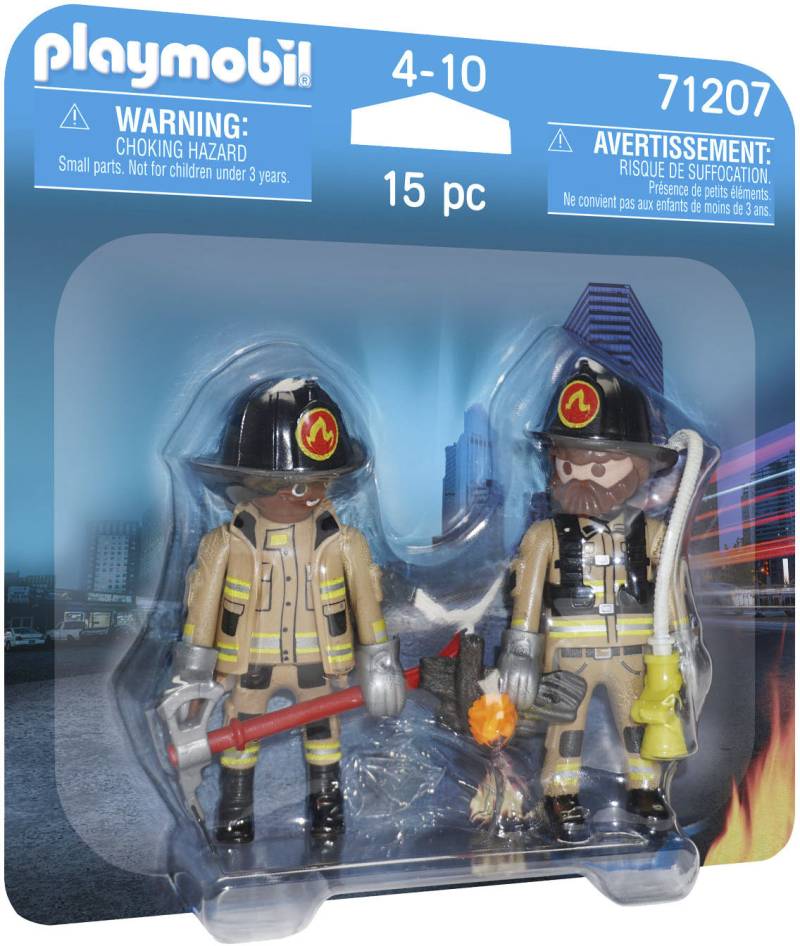 Playmobil® Konstruktions-Spielset »Feuerwehrmänner (71207), DuoPack«, (15 St.) von Playmobil®