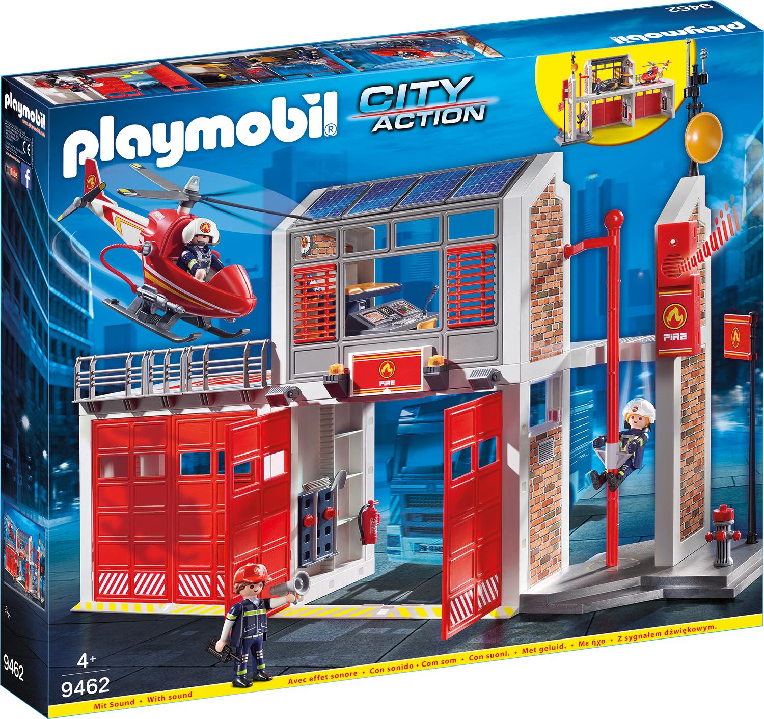 Playmobil® Konstruktions-Spielset »Grosse Feuerwache (9462), City Action«, Made in Germany von Playmobil®