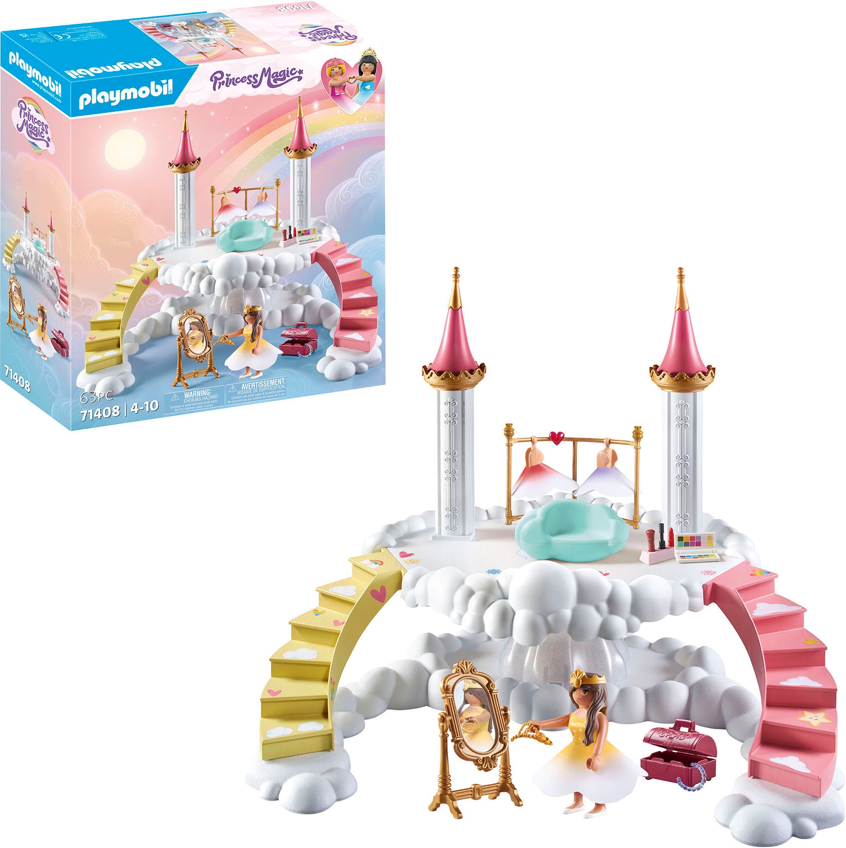 Playmobil® Konstruktions-Spielset »Himmlische Ankleidewolke (71408), Princess Magic«, (63 St.) von Playmobil®