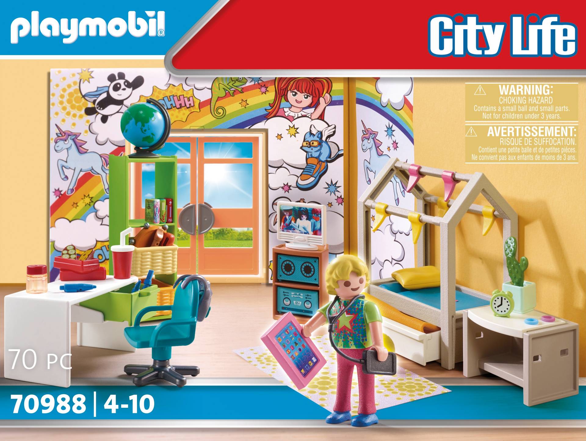 Playmobil® Konstruktions-Spielset »Jugendzimmer (70988), City Life«, (70 St.) von Playmobil®