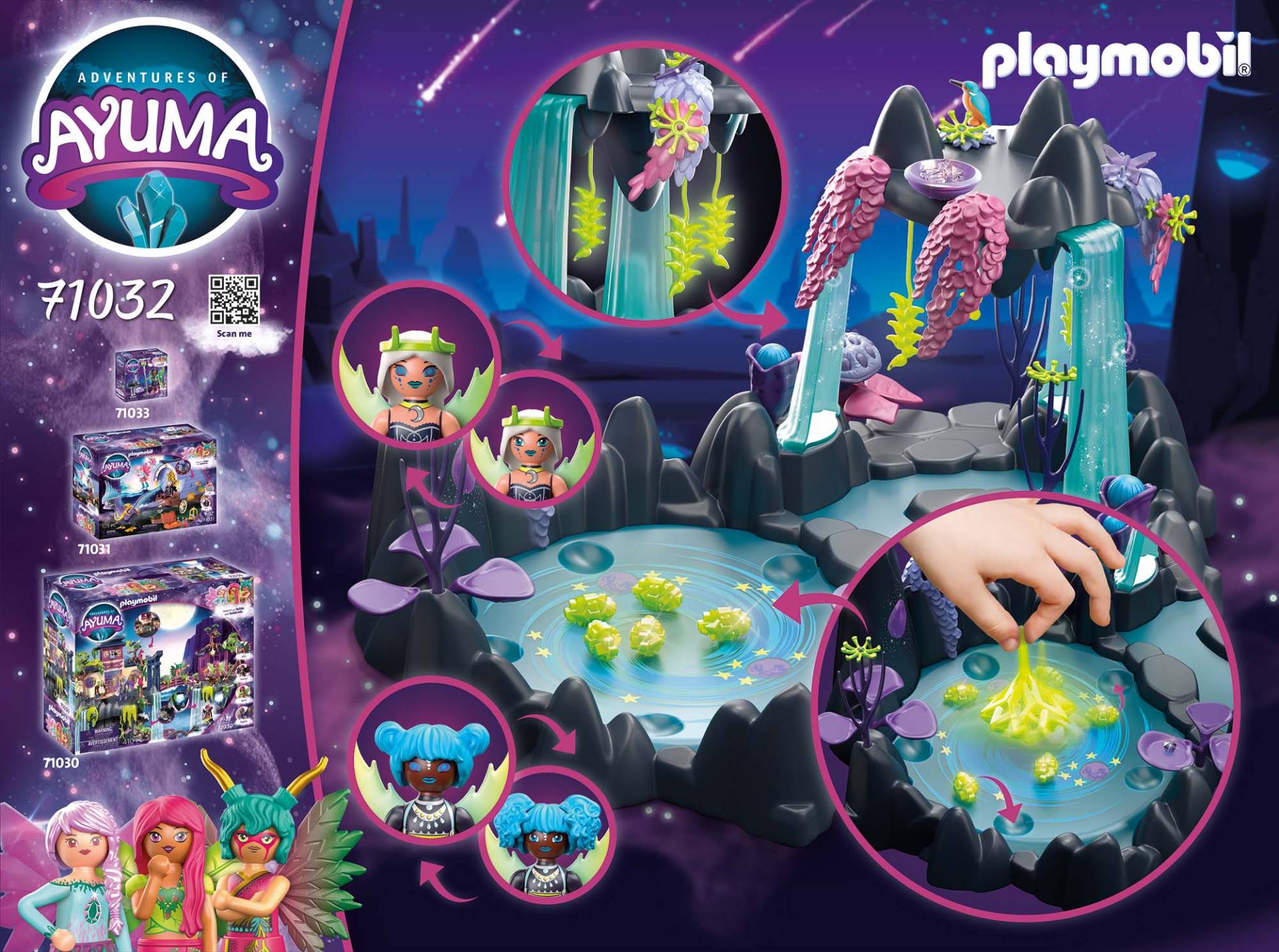 Playmobil® Konstruktions-Spielset »Moon Fairy Quelle (71032), Adventures of Ayuma«, (84 St.), Made in Europe von Playmobil®