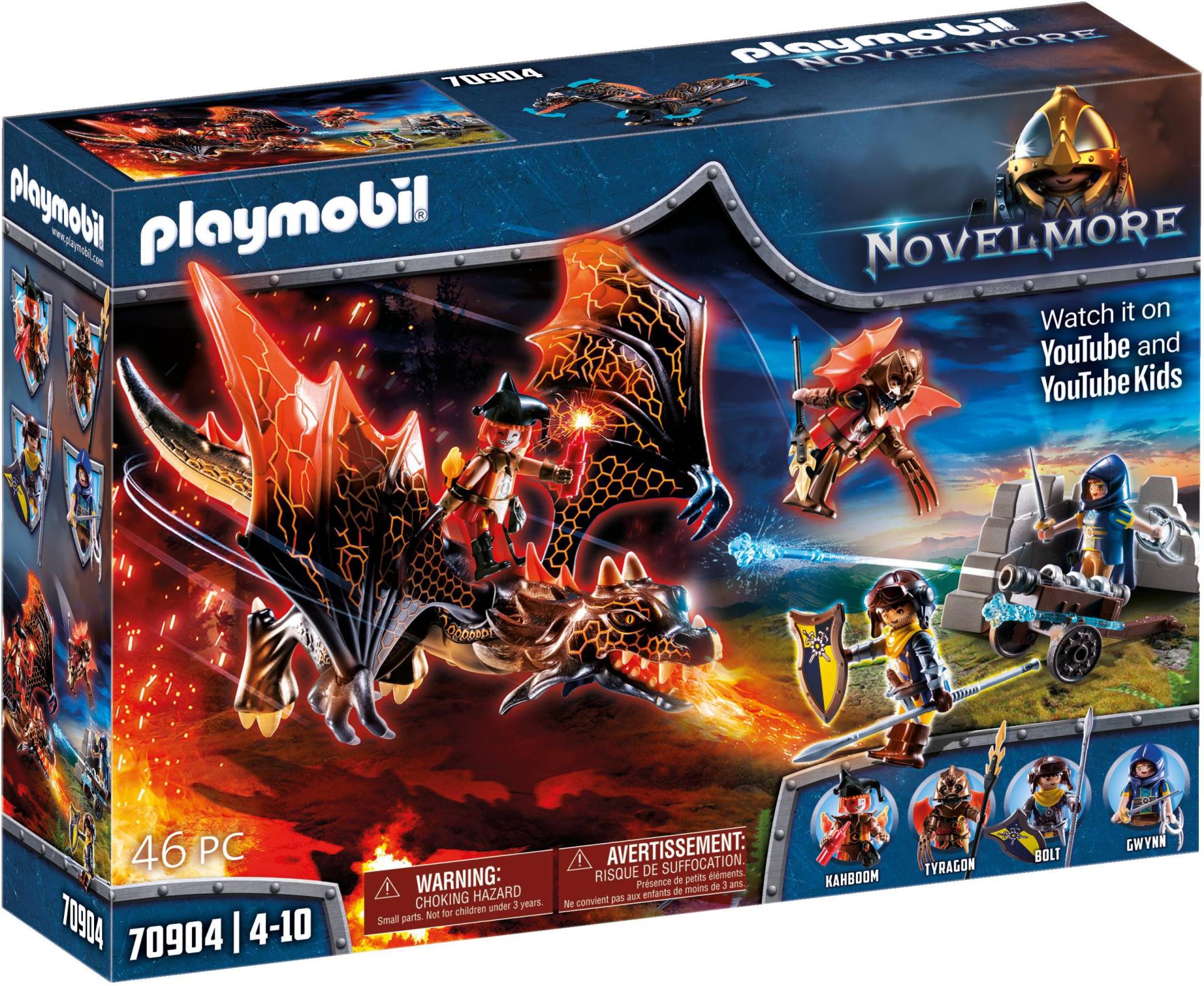 Playmobil® Konstruktions-Spielset »Novelmore Drachenattacke (70904), Novelmore«, (46 St.) von Playmobil®
