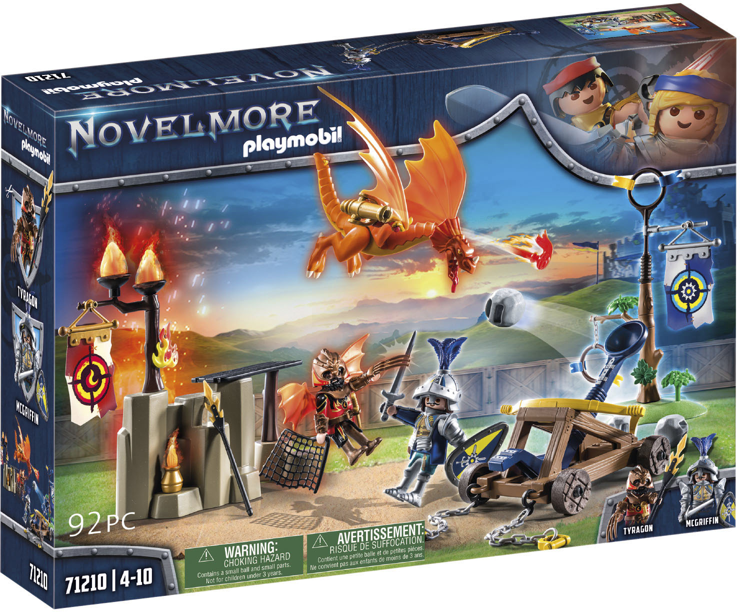 Playmobil® Konstruktions-Spielset »Novelmore vs. Burnham Raiders - Turnierplatz (71210), Novelmore«, (92 St.) von Playmobil®