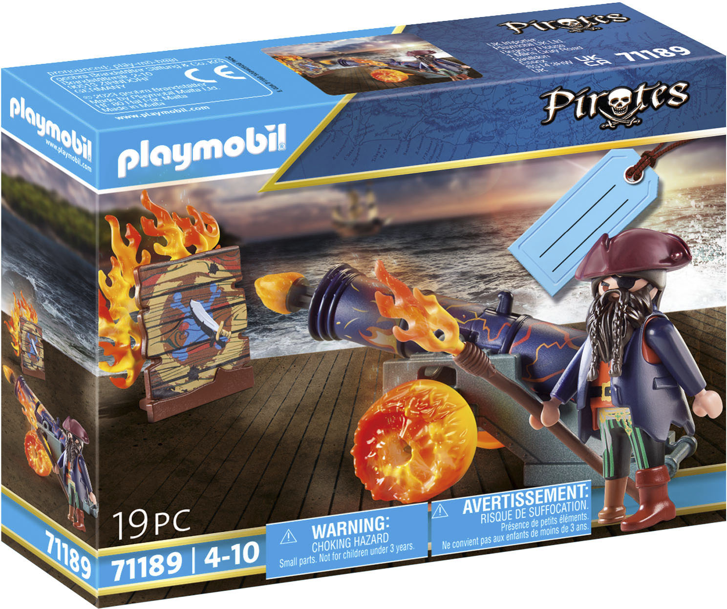 Playmobil® Konstruktions-Spielset »Pirat mit Kanone (71189), Pirates«, (19 St.) von Playmobil®