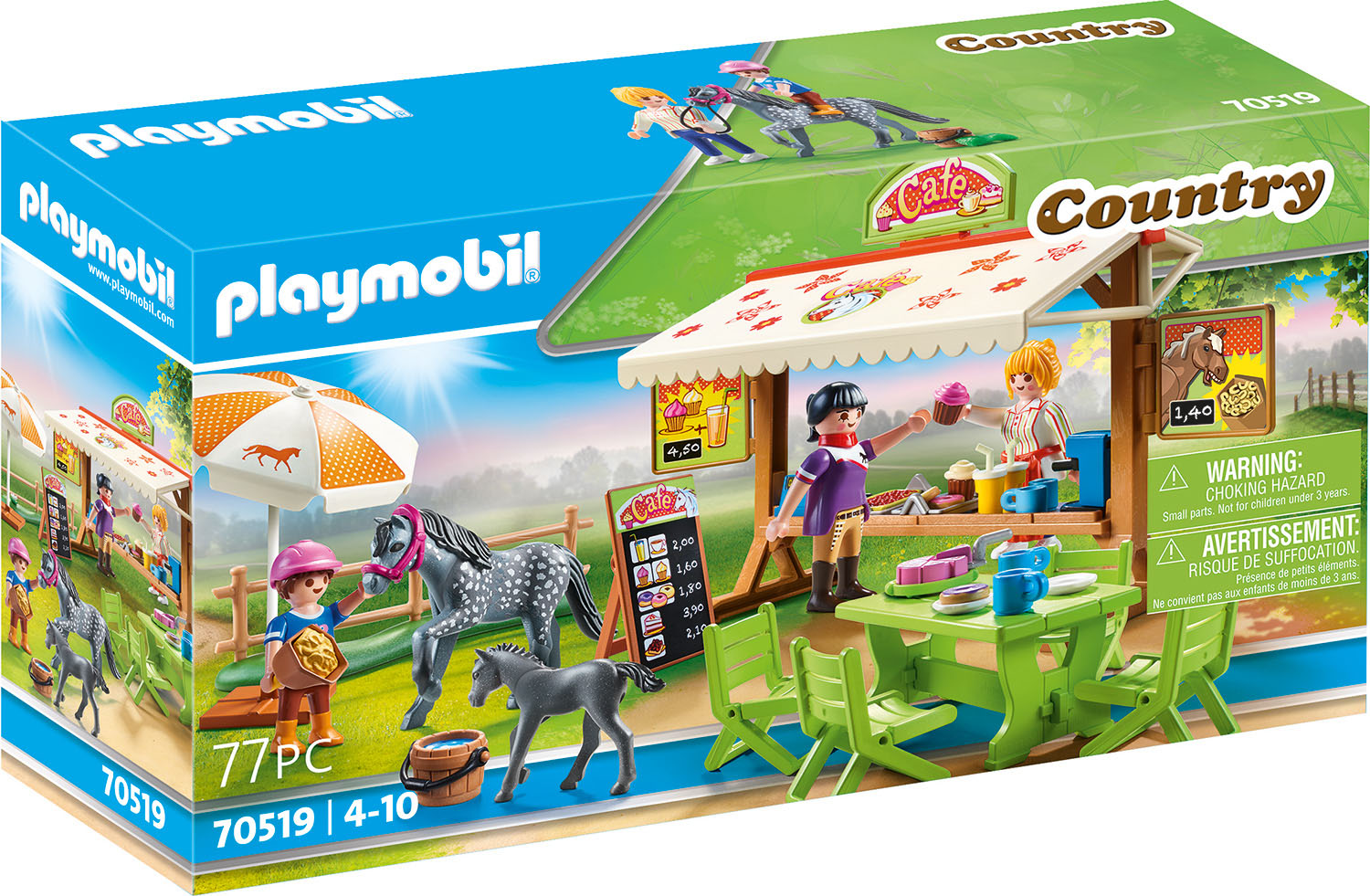 Playmobil® Konstruktions-Spielset »Pony-Café (70519), Country«, (77 St.) von Playmobil®