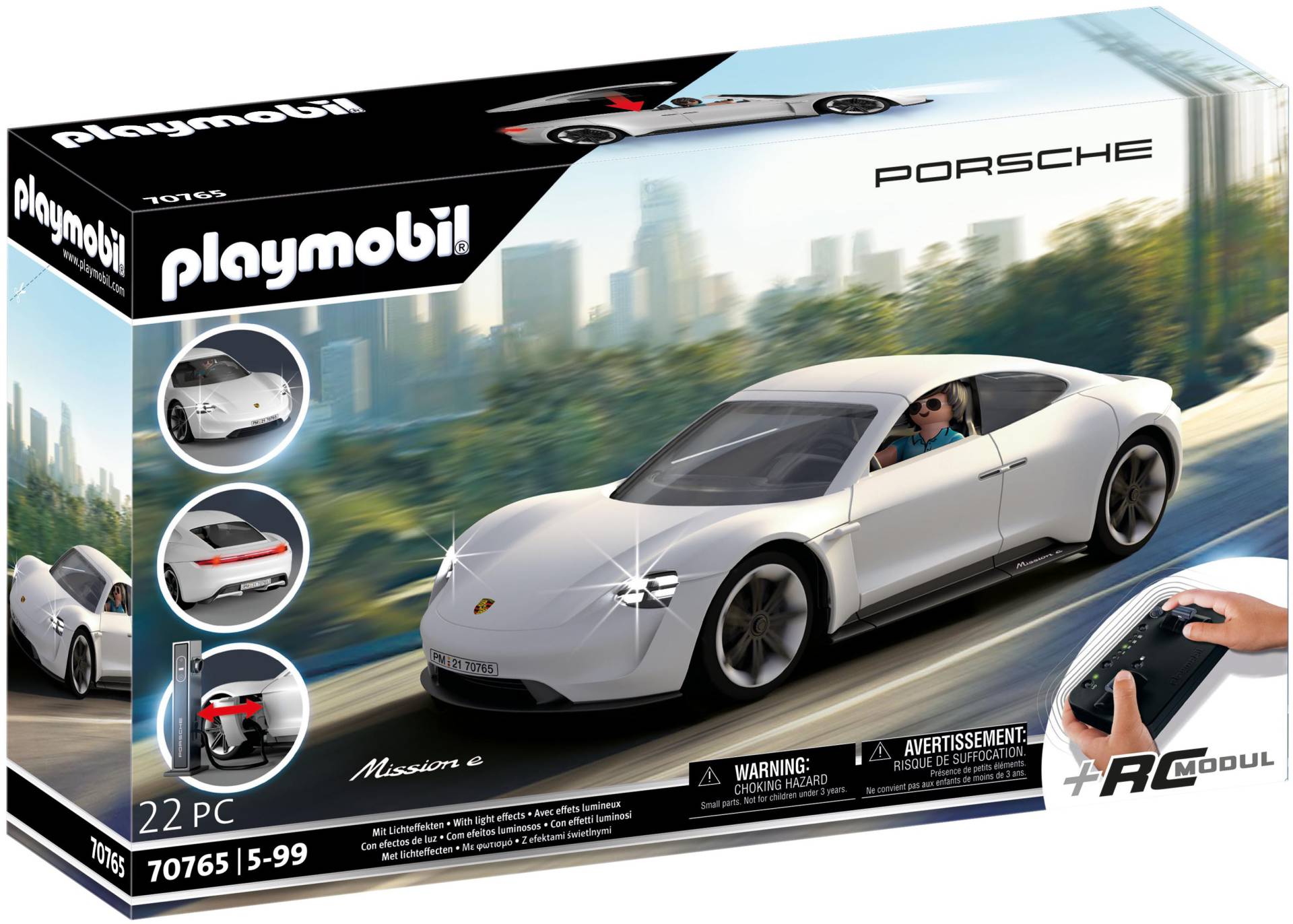 Playmobil® Konstruktions-Spielset »Porsche Mission E (70765), Porsche«, (22 St.) von Playmobil®