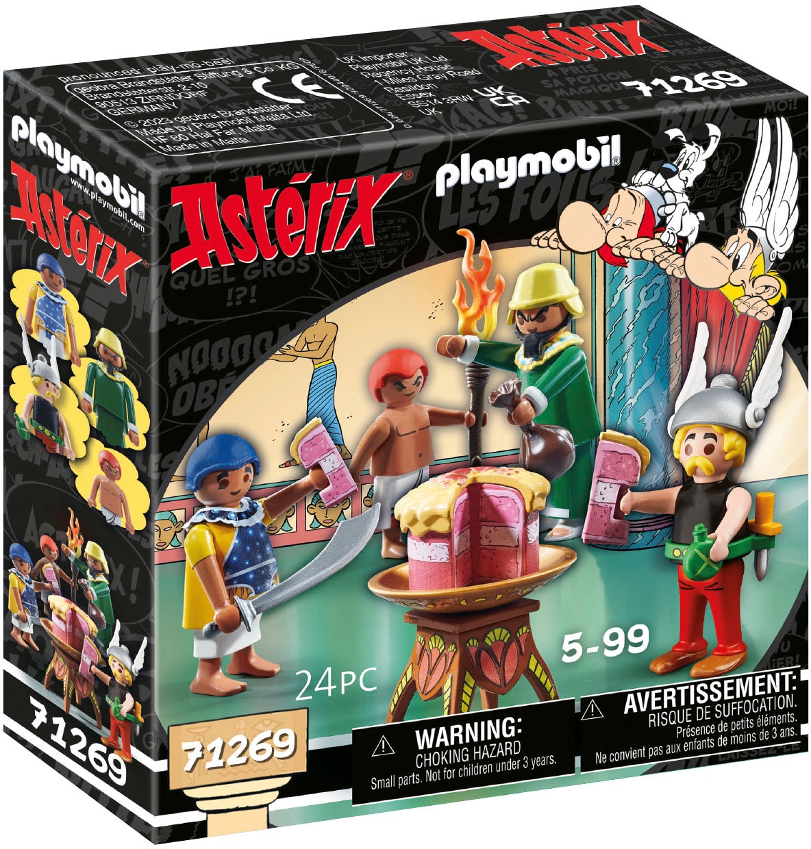 Playmobil® Konstruktions-Spielset »Pyradonis' vergiftete Torte (71269), Asterix«, (24 St.), Made in Europe von Playmobil®