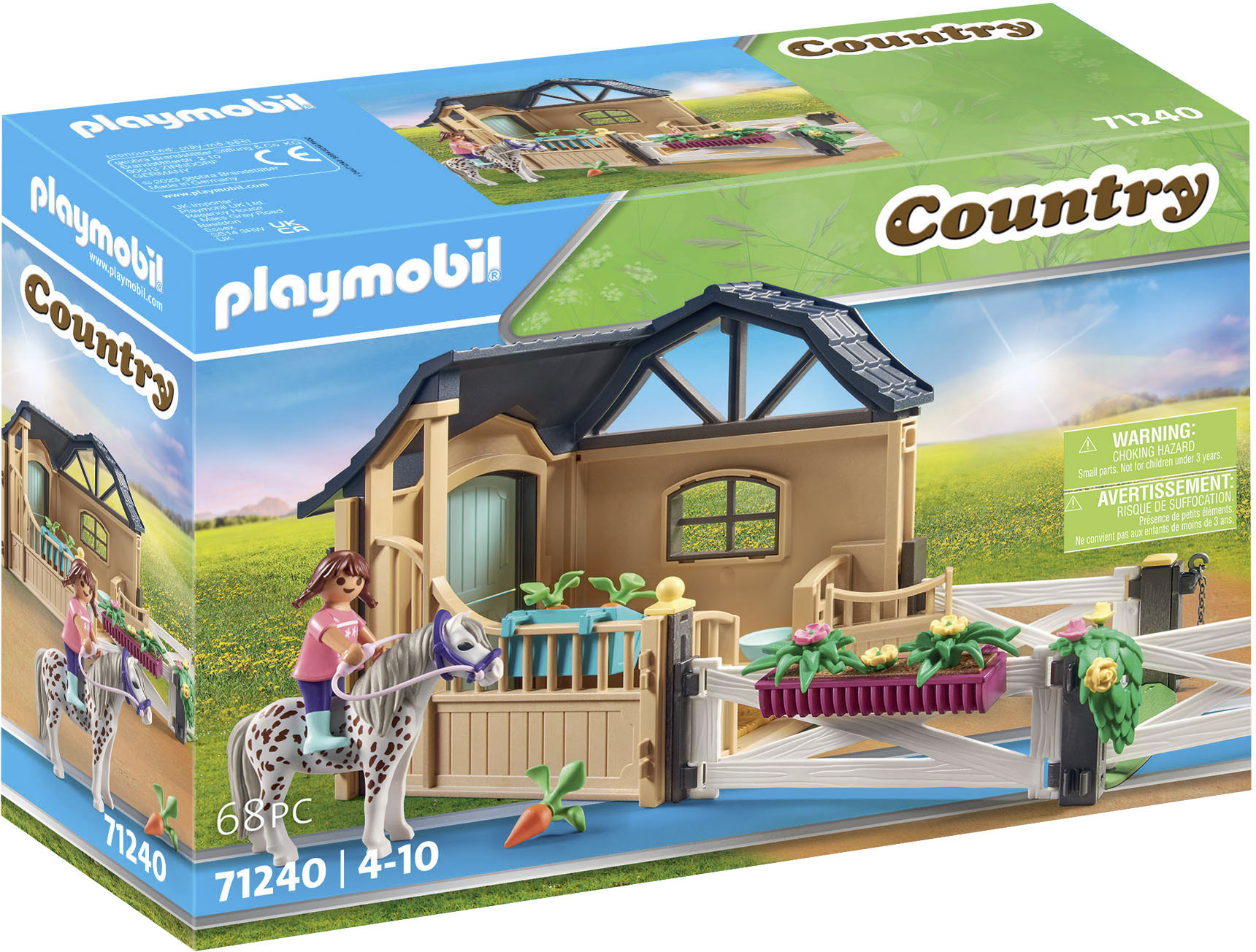Playmobil® Konstruktions-Spielset »Reitstallerweiterung (71240), Country«, (68 St.) von Playmobil®