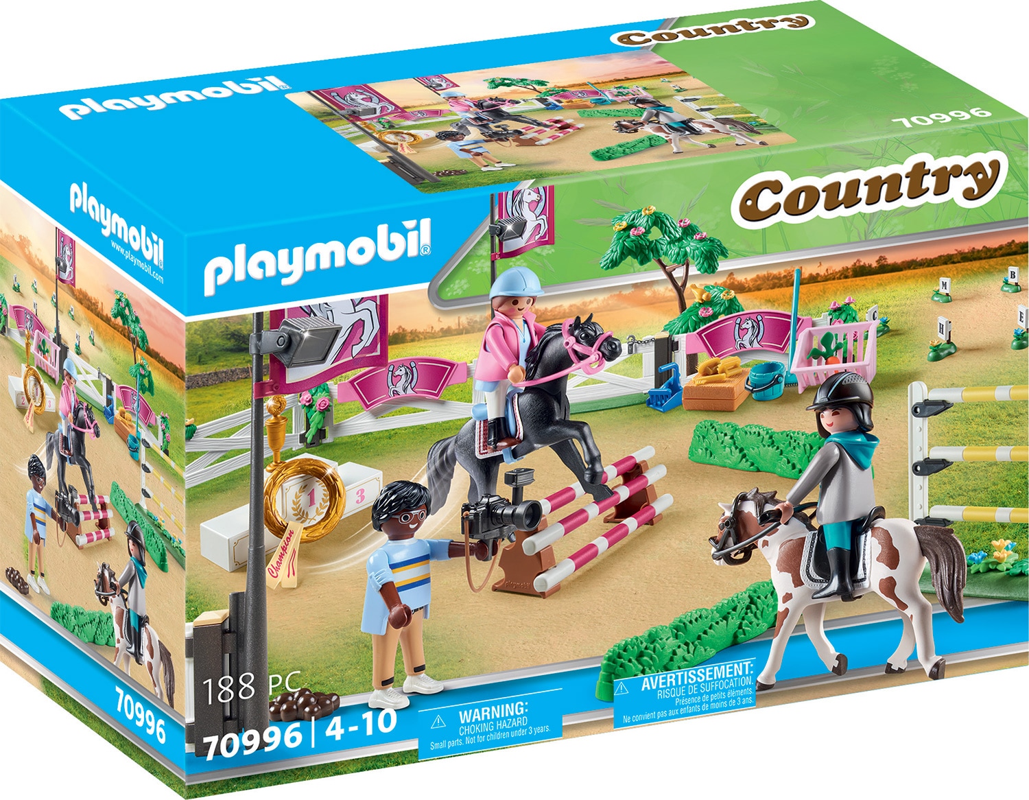 Playmobil® Konstruktions-Spielset »Reitturnier (70996), Country«, (188 St.) von Playmobil®