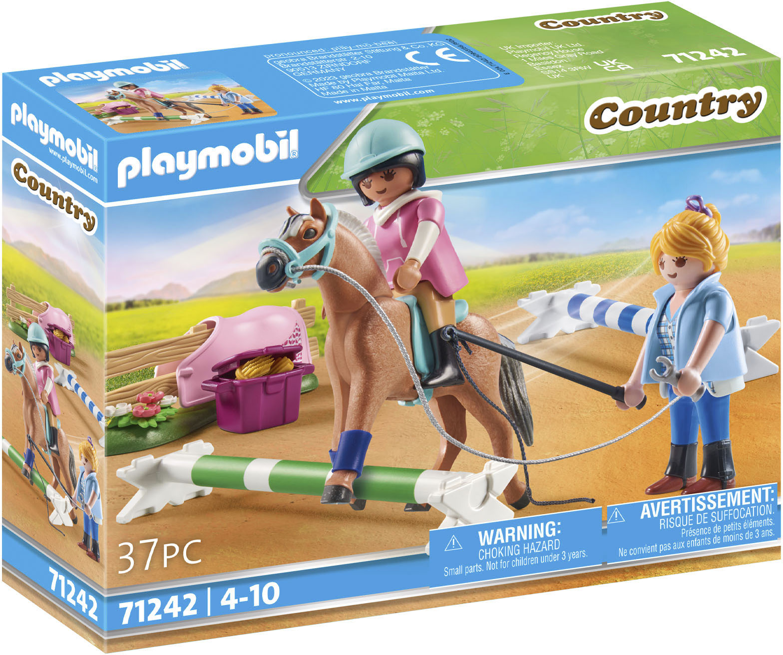Playmobil® Konstruktions-Spielset »Reitunterricht (71242), Country«, (37 St.), Made in Europe von Playmobil®