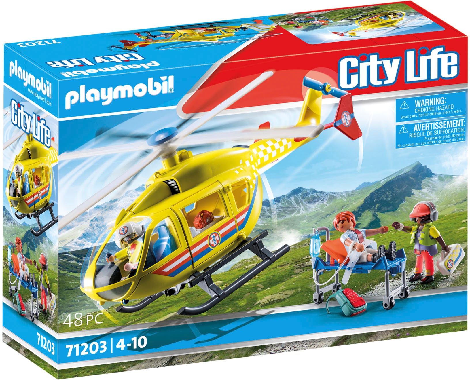 Playmobil® Konstruktions-Spielset »Rettungshelikopter (71203), City Life« von Playmobil®