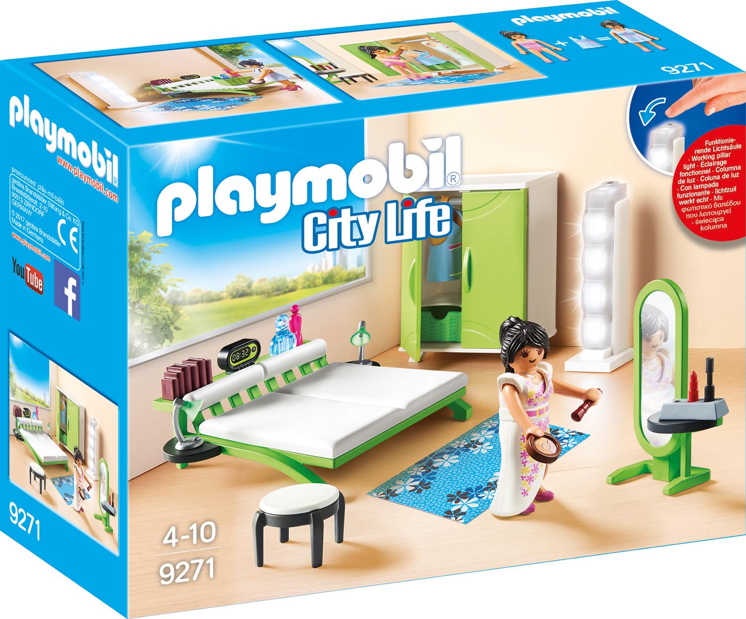 Playmobil® Konstruktions-Spielset »Schlafzimmer (9271), City Life«, Made in Germany von Playmobil®