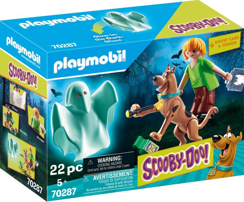 Playmobil® Konstruktions-Spielset »Scooby & Shaggy mit Geist (70287), SCOOBY-DOO!«, (22 St.), Made in Europe von Playmobil®