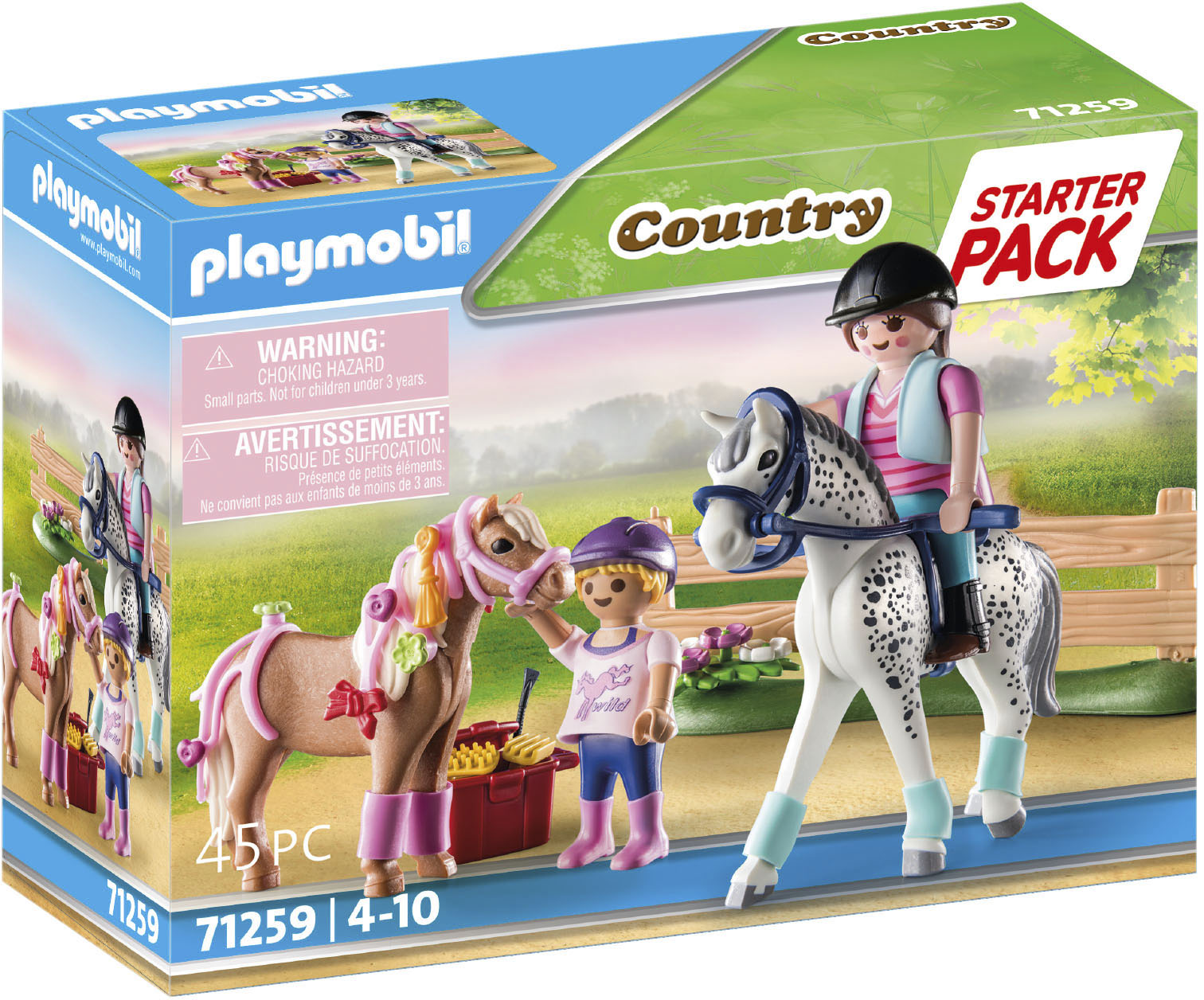 Playmobil® Konstruktions-Spielset »Starter Pack, Pferdepflege (71259), Country«, (45 St.) von Playmobil®