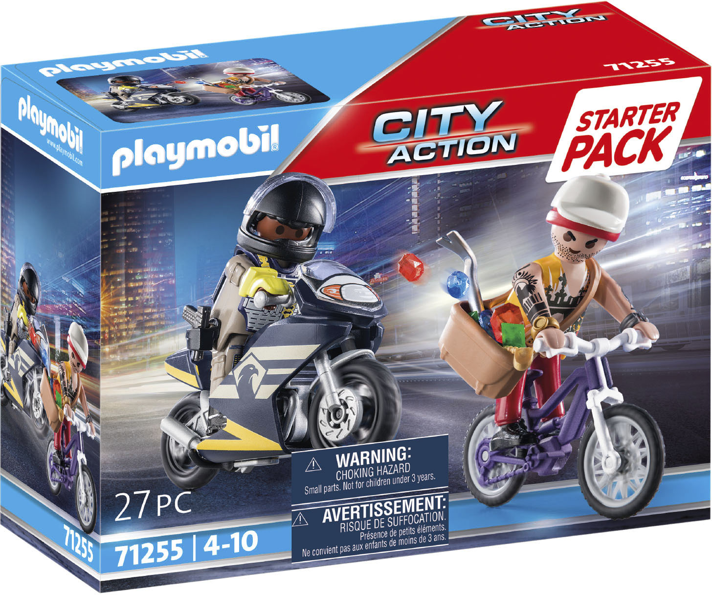 Playmobil® Konstruktions-Spielset »Starter Pack, SEK und Juwelendieb (71255), City Action«, (27 St.) von Playmobil®